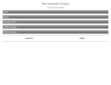 Tablet Screenshot of hayesbankmedical.com